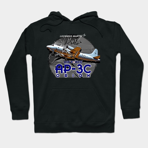 Royal Australian Air Force AP3C Orion Maritime Surveillance & Search Aircraft Hoodie by aeroloversclothing